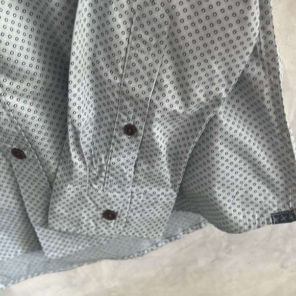 Level Ten Blue 100% Cotton Long Sleeve Button Down Dress Shirt. Size S - Picture 5 of 9